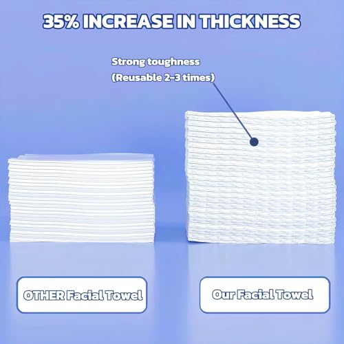 KeeiZoes 300 Count Disposable Face Towels