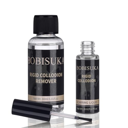 BOBISUKA Rigid Collodion Scar Makeup Kit with Brush Remover