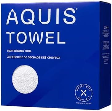 AQUIS Ultra-Absorbent Recycled Hair Drying Towel