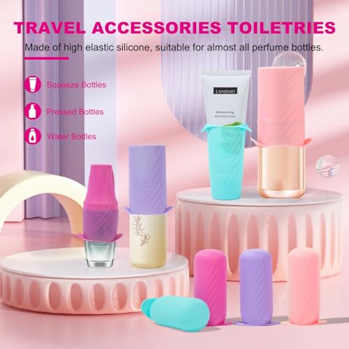 Mrsdry Leak Proof Bottle Covers 8 Pack Travel Essentials