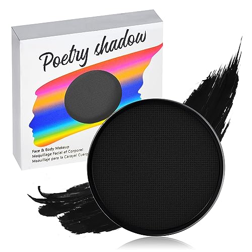 Paezm Black Face Paint Pot - 30g Halloween Makeup