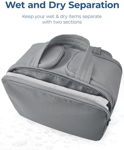 BAGSMART Travel Toiletry Bag Organizer with Handle