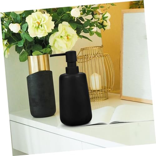 VALICLUD Ceramic Refillable Soap Dispenser for Shampoo Lotion and Hand Soap