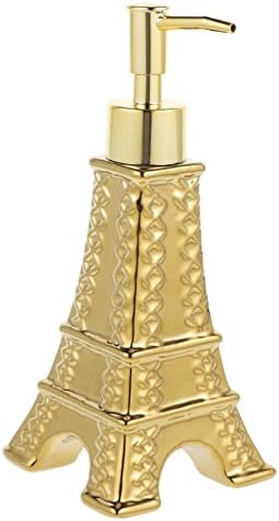 Ipetboom Eiffel Tower Soap Dispenser with Pump Refillable