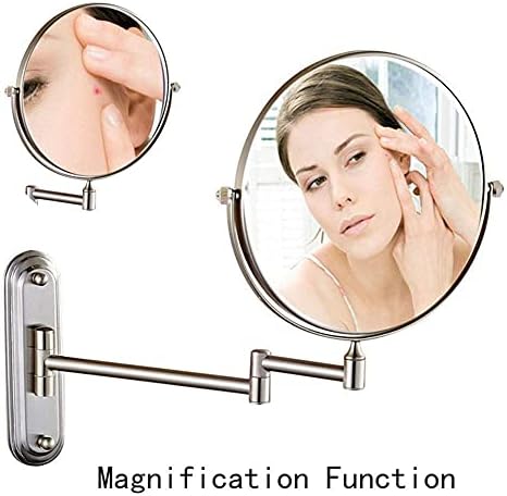 LCARY Wall Mounted Makeup Mirror with 35710x Magnification