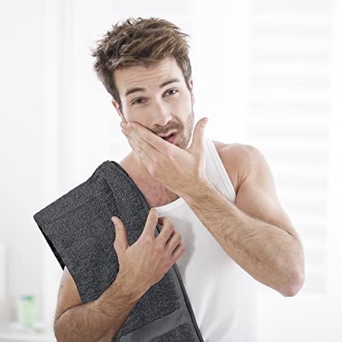 Utopia Towels 24-Pack Salon Towels 16x27 Inches Grey