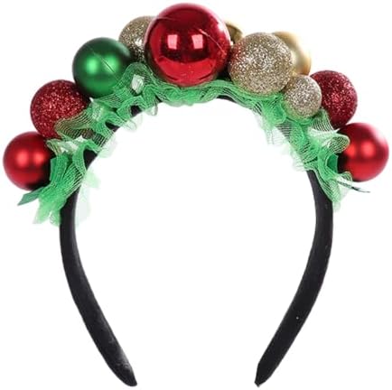 VALICLUD Christmas Hairband with Bells and Hoop