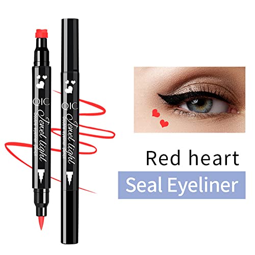 Go Ho Heart Shape Red Liquid Eyeliner Stamp