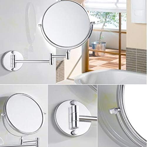 LCARY Two-Sided Wall Mounted Beauty Mirror 3X Magnification