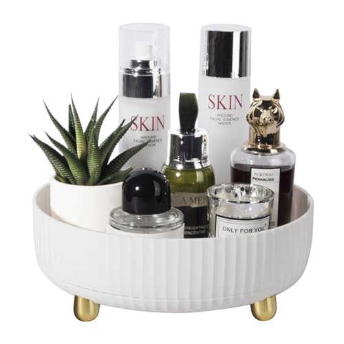 Anyoifax 360 Degree Rotating Makeup Organizer Tray