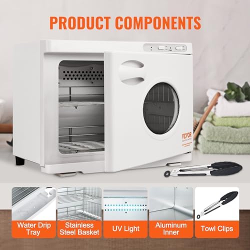 VEVOR 23L Hot Towel Warmer with UV Light