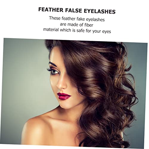 NOLITOY Fancy Eyelashes 2 Pairs for Prom Halloween Costume