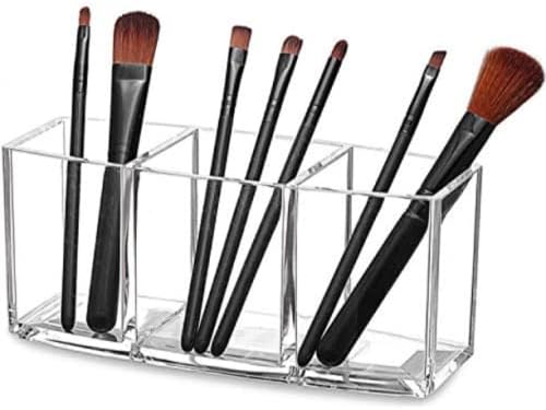 Clear Makeup Brush Organizer for Desk