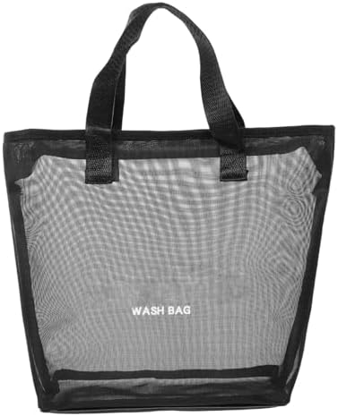 ULTECHNOVO Nylon Mesh Shower Tote Bag Portable Hanging Toiletry Organizer