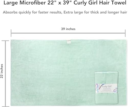 Curly Girl Microfiber Hair Towel for Women