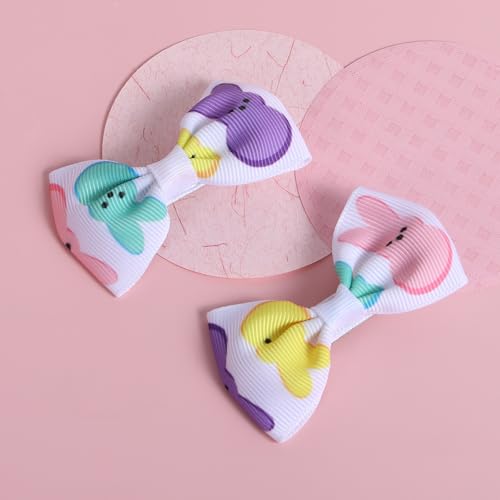 Cassid 4 Pack Easter Bunny Hair Bows 1