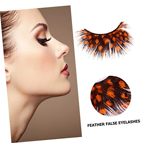TOVINANNA 2Pairs Dramatic Exaggerated Halloween False Eyelashes