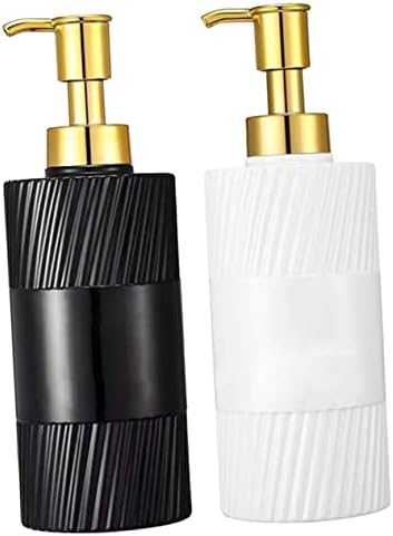 Yardenfun 2Pcs Refillable Pump Bottles for Shampoo and Hand Soap