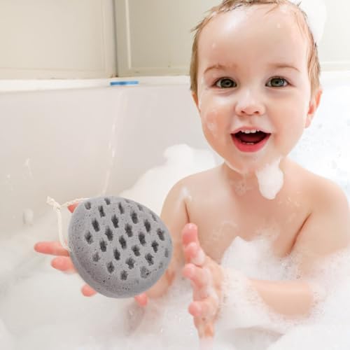Healvian 2pcs Bath Loofah Sponges for Boys Girls