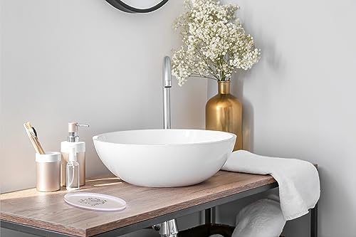 Clear-Ad Clear Acrylic Soap Tray - Set of 2