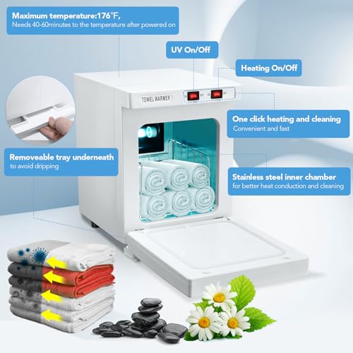 Soiiw Towel Warmer 5L Capacity for Home and Salon Use