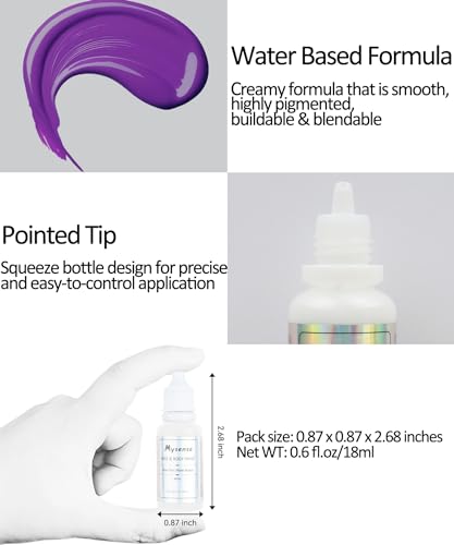 Mysense Purple Face Body Paint - 06oz Washable SFX Makeup