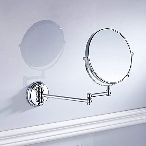 Double-Sided Swivel Makeup Mirror with 10X Magnification