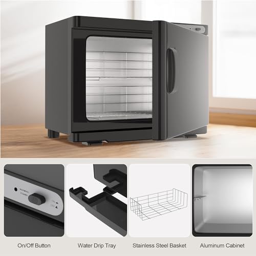 SalonDepot Hot Towel Warmer 23L Large Capacity Black