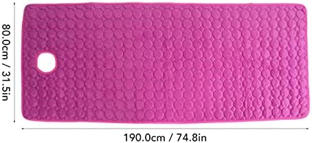 Topyond Massage Table Topper Soft Comfortable Lash Bed Pad with Hole