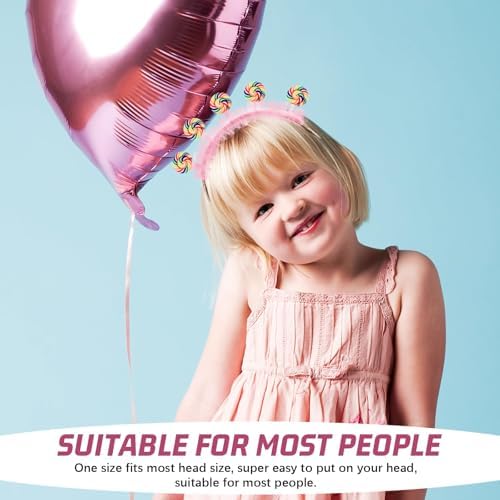 COHEALI Cute Lollipop Headband Hair Accessory