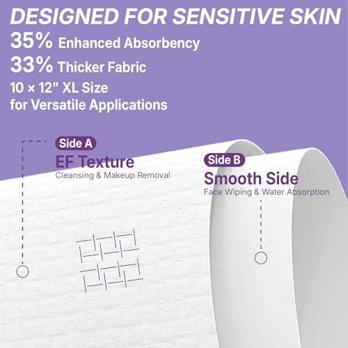 Serenorch Disposable Face Towelettes 10x12 50 Count