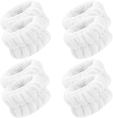 OROGHT Microfiber Wrist Towels for Face Washing 8Pcs Set