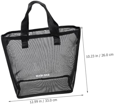 SOLUSTRE Unisex Mesh Shower Tote Bag Organizer 1