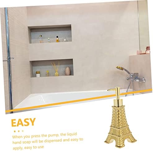 Ipetboom Eiffel Tower Soap Dispenser with Pump Refillable
