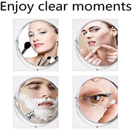 LCARY Wall Mirror 3X Magnification Black