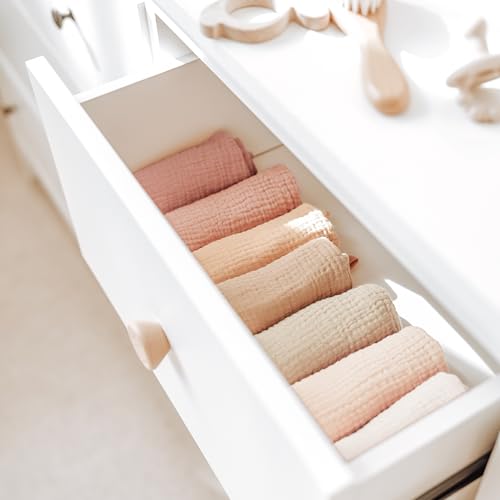 Konssy 7-Pack Soft Cotton Face Cloths