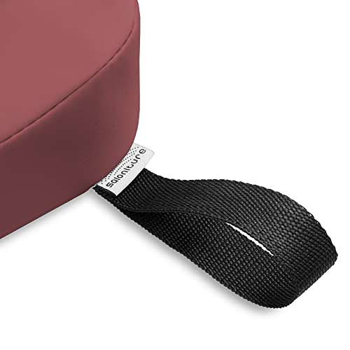 Saloniture Womens Comfort Cushion - Massage Table Wedge Bolster Pillow Burgundy 1