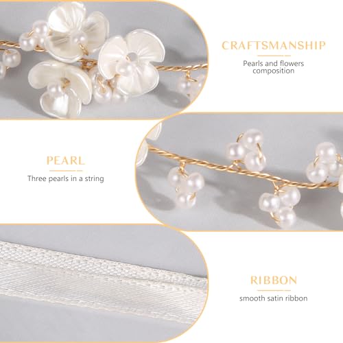 Elegant Orchid Pearl Headpiece for Girls and Women