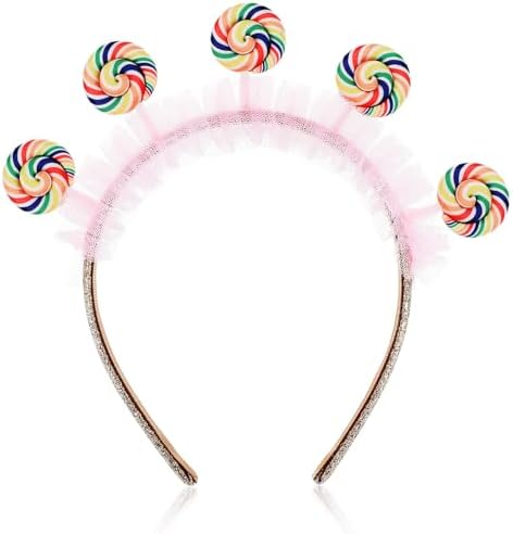 COHEALI Cute Lollipop Headband Hair Accessory