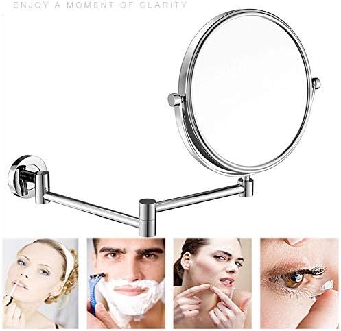 DEIHGE 8-Inch Wall Makeup Mirror with Magnification