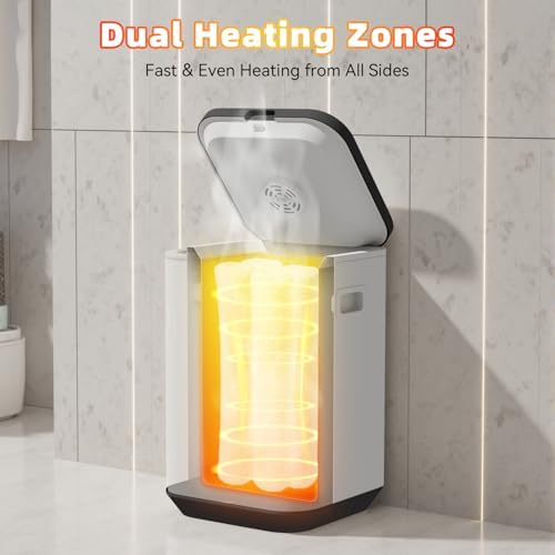LANDNOR Bathroom Towel Warmer with Aromatherapy Box