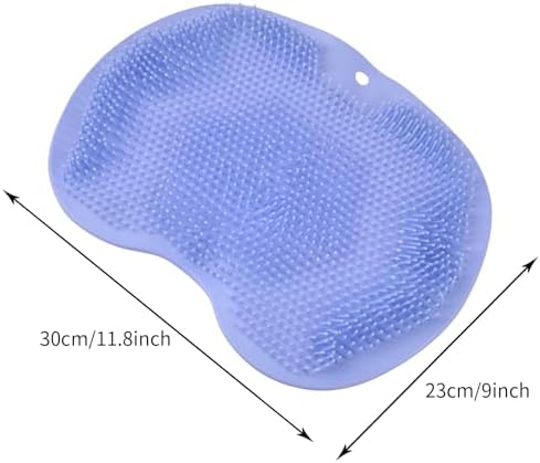 2PACK Shower Foot Scrubber Mat with Non-Slip Suction Cups