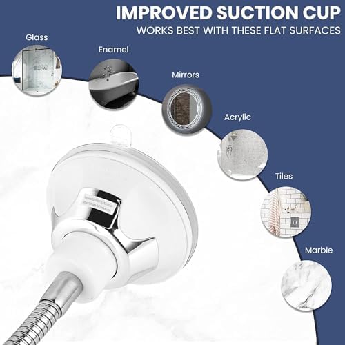 Mirrorvana Flexible Fogless Shower Mirror with Height Adjustment