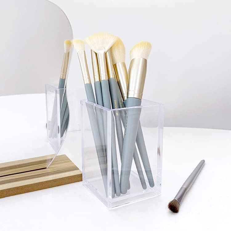 3 Pack Clear Acrylic Cosmetic Pencil Pen Holder