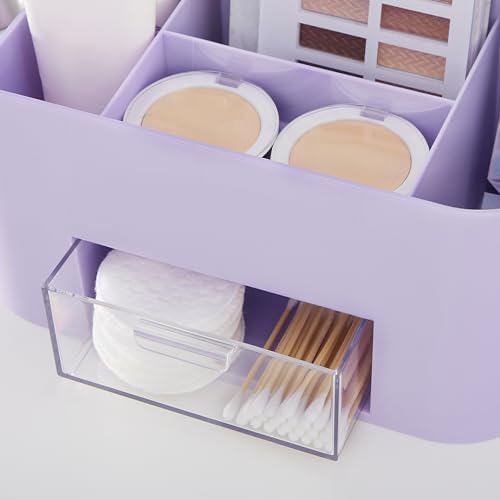 STORi Bliss Lilac Purple Makeup Organizer