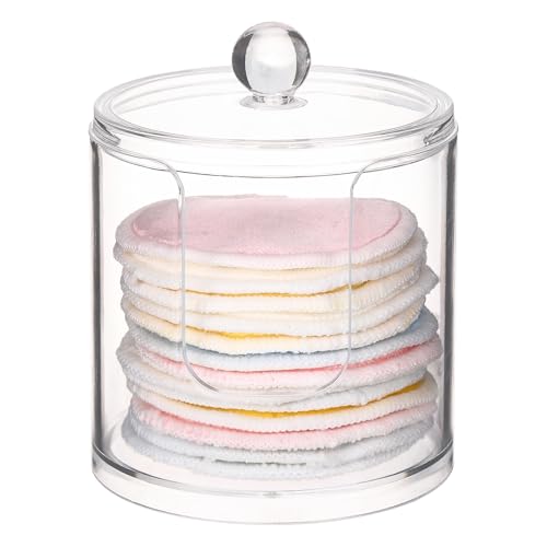 Tbestmax Clear Cotton Pads Holder with Storage