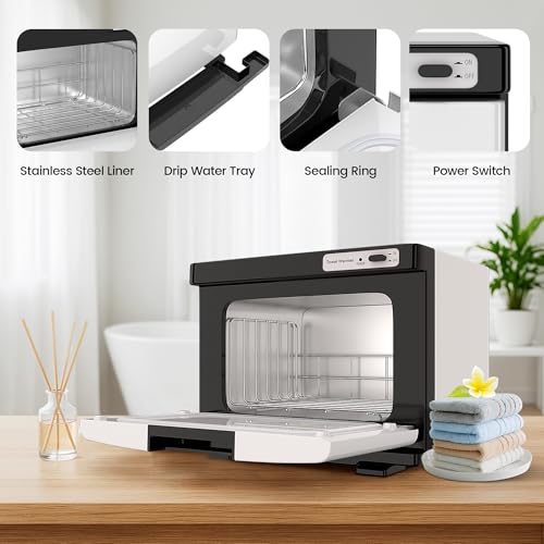 RyJaune Towel Warmer Cabinet 8L Holds 9 Wet Towels