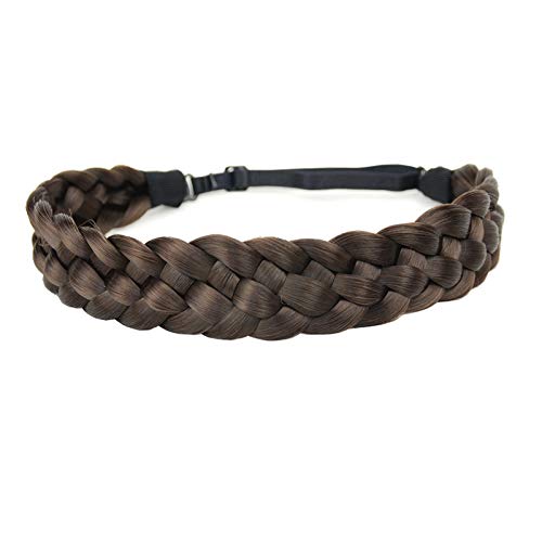 DIGUAN 5 Strands Synthetic Hair Braided Headband 1
