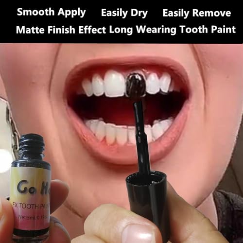 Go Ho Black Tooth Paint for Cosplay Halloween