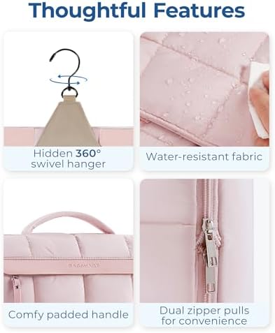 BAGSMART Extra Large Hanging Toiletry Bag for Women